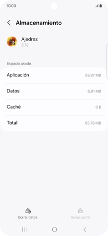 Pulsa la tecla de inicio para terminar y regresar a la pantalla de inicio.