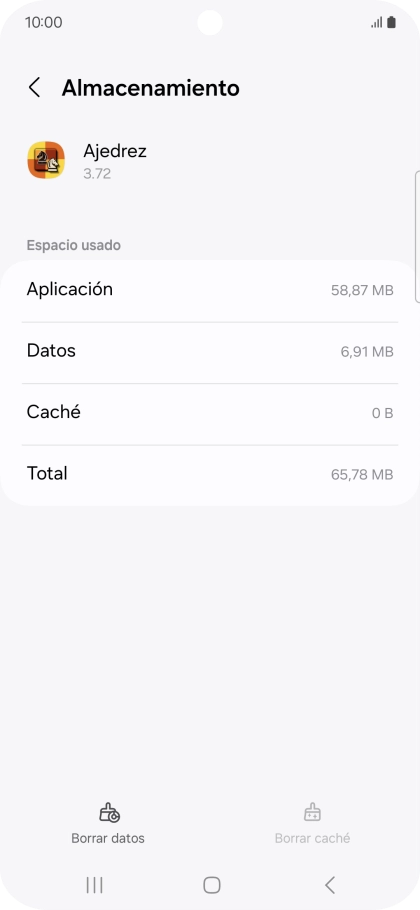 Pulsa la tecla de inicio para terminar y regresar a la pantalla de inicio.