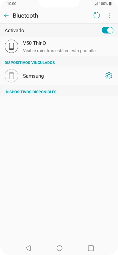 Pulsa la tecla de inicio para terminar y regresar a la pantalla de inicio.