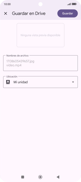 Pulsa la lista desplegable bajo 