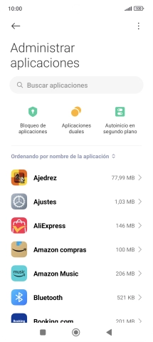Pulsa la app deseada.