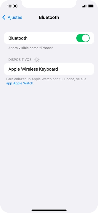 Pulsa el dispositivo Bluetooth deseado y sigue las indicaciones de la pantalla para vincular el dispositivo al teléfono.