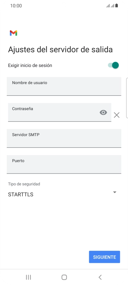Pulsa el indicador junto a 