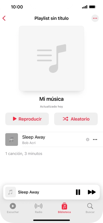 Pulsa el título de la canción.