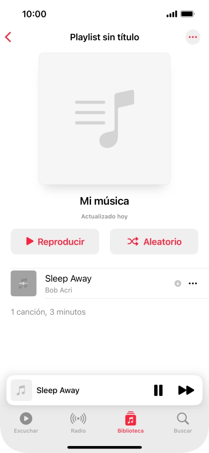 Pulsa el título de la canción.