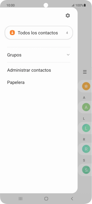 Pulsa Administrar contactos.