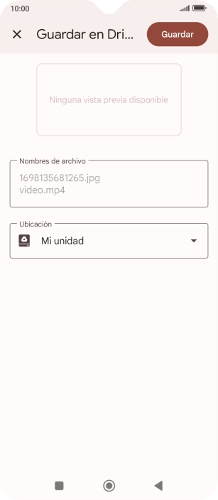 Pulsa la lista desplegable bajo 
