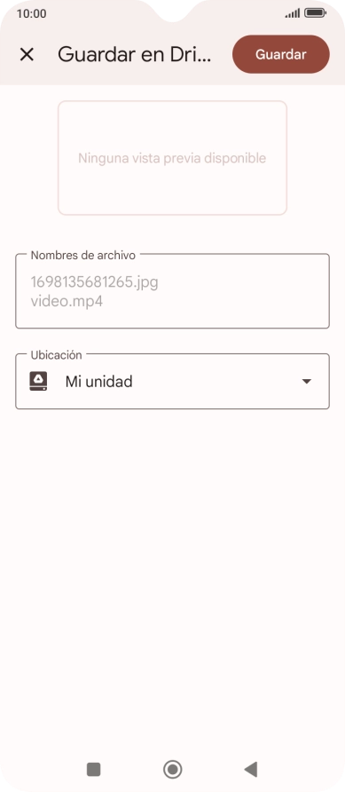 Pulsa la lista desplegable bajo 