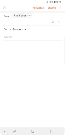 Pulsa Asunto e introduce el asunto deseado.