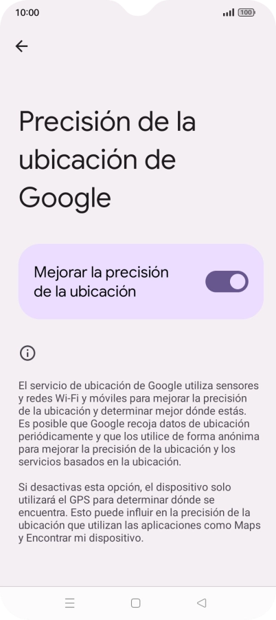 Si pulsas el indicador junto a 