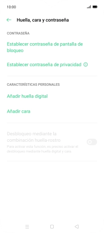 Pulsa Añadir huella digital.