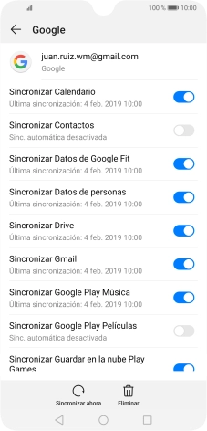 Pulsa el indicador junto a 