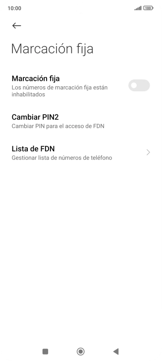 Pulsa el indicador junto a 