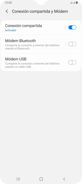 Pulsa la tecla de inicio para terminar y regresar a la pantalla de inicio.