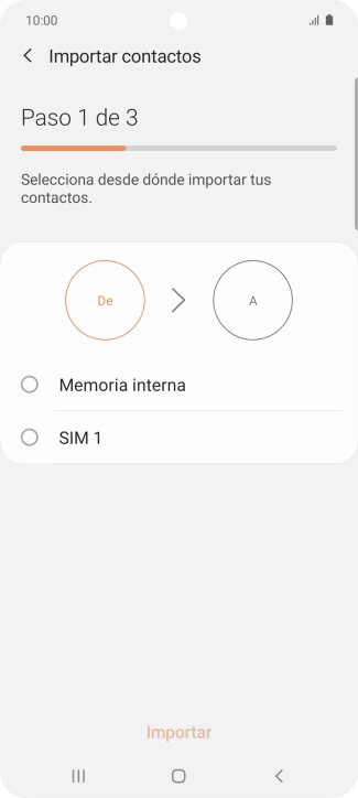 Pulsa el nombre de la tarjeta SIM.