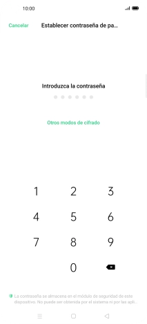 Pulsa Otros modos de cifrado.