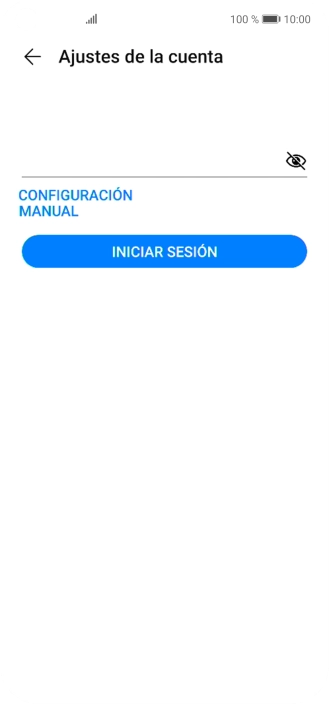 Pulsa INICIAR SESIÓN.
