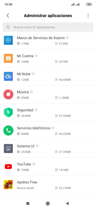 Pulsa la app deseada.