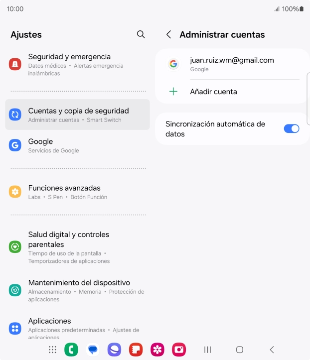 Pulsa la tecla de inicio para terminar y regresar a la pantalla de inicio.