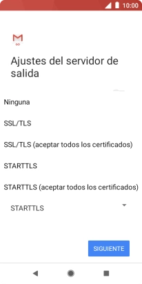 Pulsa Ninguna para desactivar la función.