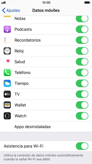 Pulsa el indicador junto a 