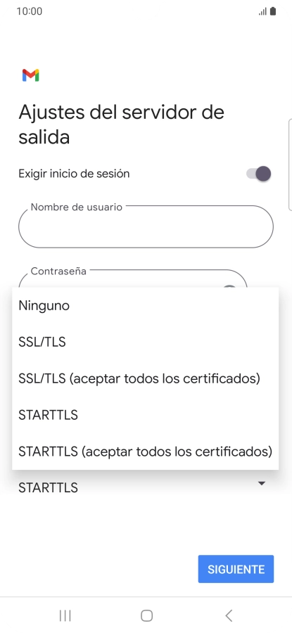 Pulsa SSL/TLS.