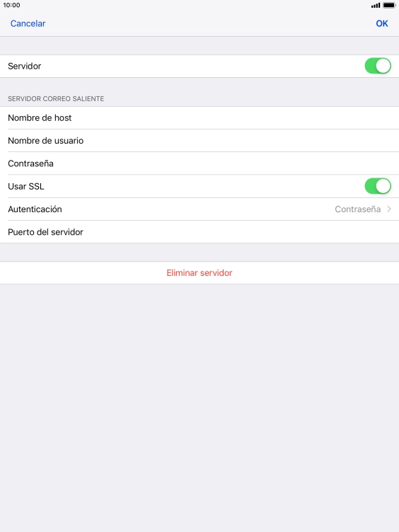 Pulsa el indicador junto a 