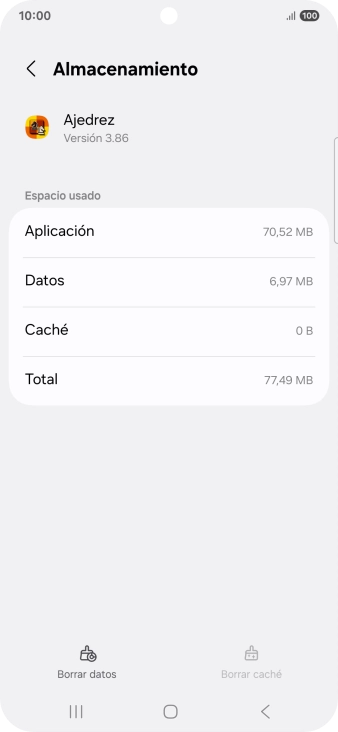 Pulsa la tecla de inicio para terminar y regresar a la pantalla de inicio.