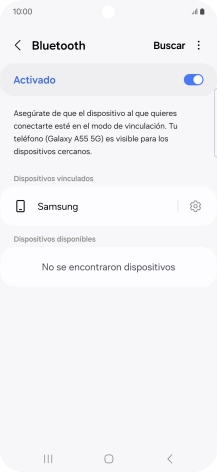 Pulsa la tecla de inicio para terminar y regresar a la pantalla de inicio.