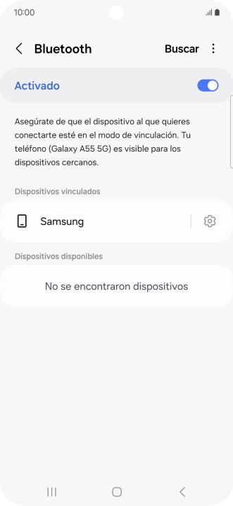Pulsa la tecla de inicio para terminar y regresar a la pantalla de inicio.