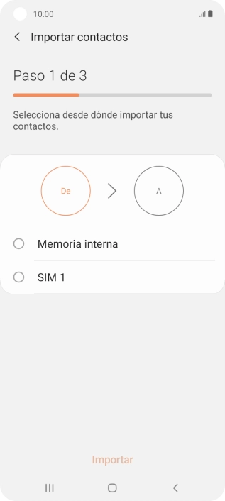 Pulsa el nombre de la tarjeta SIM.