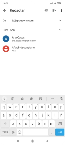 Pulsa el contacto deseado.