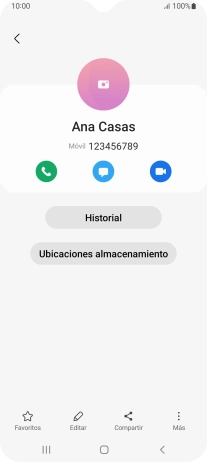 Pulsa la tecla de inicio para terminar y regresar a la pantalla de inicio.