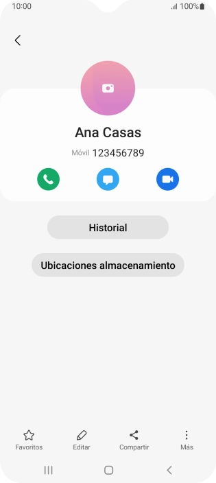 Pulsa la tecla de inicio para terminar y regresar a la pantalla de inicio.