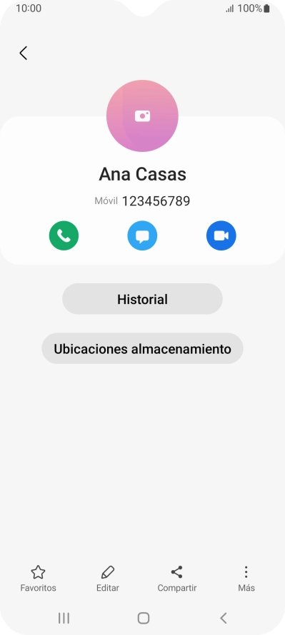 Pulsa la tecla de inicio para terminar y regresar a la pantalla de inicio.