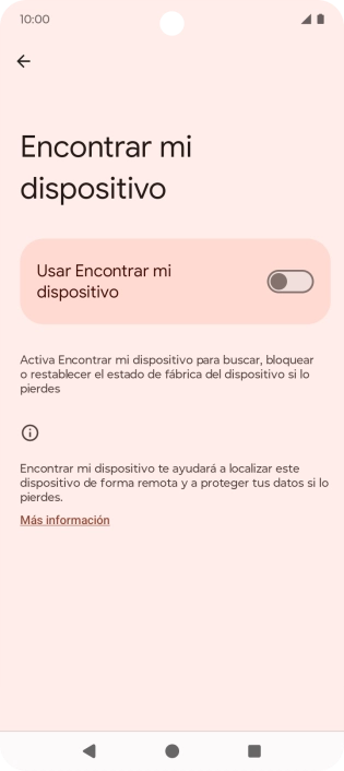 Pulsa el indicador junto a 