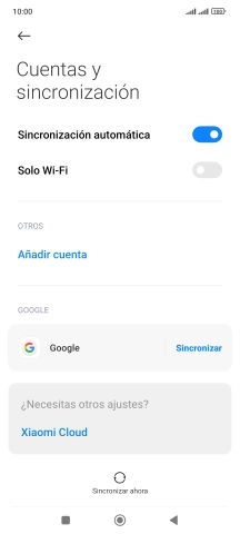 Pulsa Añadir cuenta.
