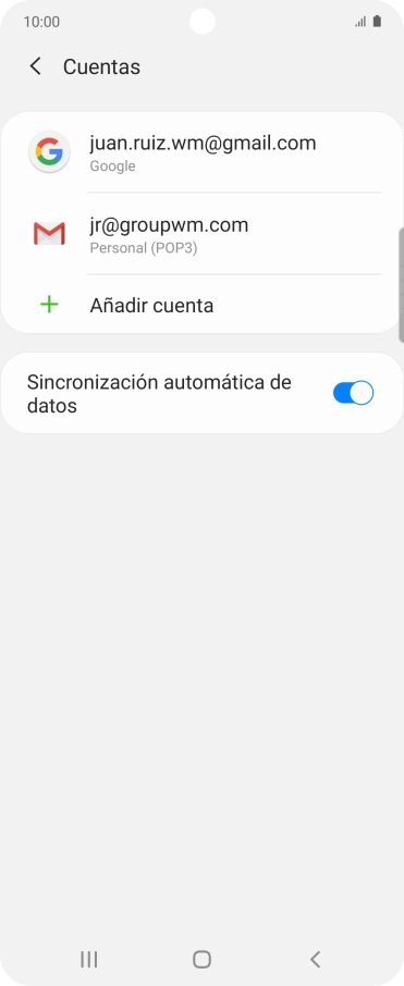 Pulsa la tecla de inicio para terminar y regresar a la pantalla de inicio.