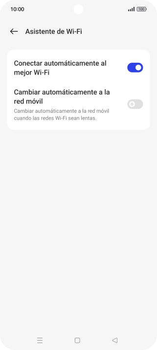 Pulsa el indicador junto a 