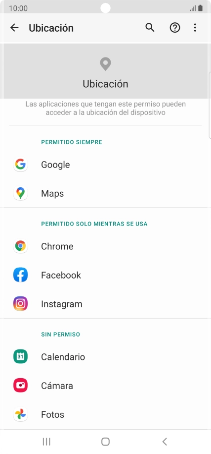 Pulsa la app deseada.