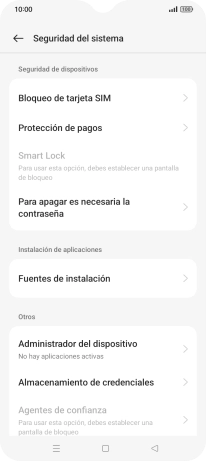 Pulsa Bloqueo de tarjeta SIM.