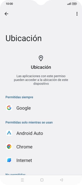 Pulsa la app deseada.