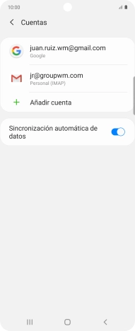 Pulsa la tecla de inicio para terminar y regresar a la pantalla de inicio.