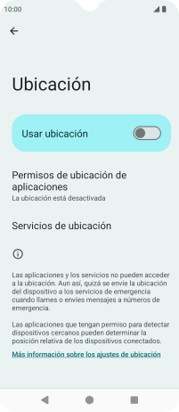 Pulsa el indicador junto a 