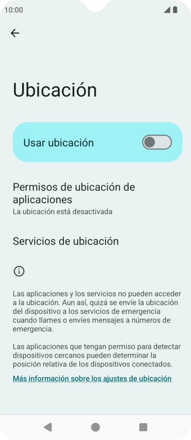 Pulsa el indicador junto a 