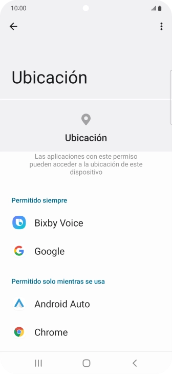 Pulsa la app deseada.