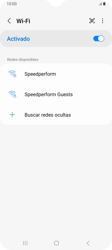 Pulsa la red wifi deseada.