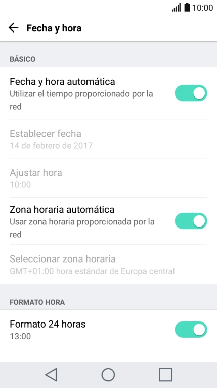 Pulsa la tecla de inicio para terminar y regresar a la pantalla de inicio.