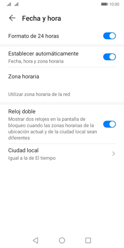 Pulsa la tecla de inicio para terminar y regresar a la pantalla de inicio.