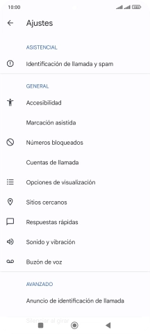 Pulsa Cuentas de llamada.